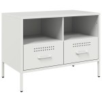 vidaXL Dulap TV, alb, 68x39x50,5 cm, oțel