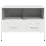 vidaXL Dulap TV, alb, 68x39x50,5 cm, oțel