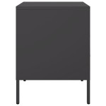 vidaXL Noptiere, 2 buc., negru, 36x39x50,5 cm, oțel vidaXL Noptiere, 2 buc., negru, 36x39x50,5 cm, oțel