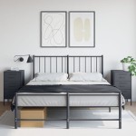vidaXL Noptiere, 2 buc., antracit, 36x39x68 cm, oțel vidaXL Noptiere, 2 buc., antracit, 36x39x68 cm, oțel