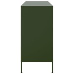 vidaXL Dulap, verde măsliniu, 100,5x39x79 cm, oțel