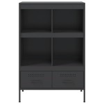 vidaXL Dulap înalt, negru, 68x39x101,5 cm, oțel