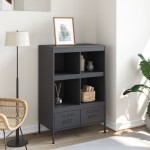 vidaXL Dulap înalt, antracit, 68x39x101,5 cm, oțel vidaXL Dulap înalt, antracit, 68x39x101,5 cm, oțel