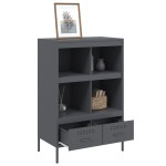 vidaXL Dulap înalt, antracit, 68x39x101,5 cm, oțel vidaXL Dulap înalt, antracit, 68x39x101,5 cm, oțel