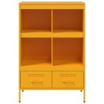 vidaXL Dulap înalt, galben muștar, 68x39x101,5 cm, oțel vidaXL Dulap înalt, galben muștar, 68x39x101,5 cm, oțel
