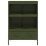 vidaXL Dulap înalt, verde măsliniu, 68x39x101,5 cm, oțel vidaXL Dulap înalt, verde măsliniu, 68x39x101,5 cm, oțel