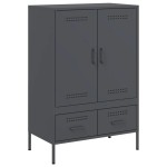 vidaXL Dulap înalt, antracit, 68x39x101,5 cm, oțel vidaXL Dulap înalt, antracit, 68x39x101,5 cm, oțel