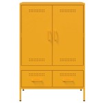vidaXL Dulap înalt, galben muștar, 68x39x101,5 cm, oțel vidaXL Dulap înalt, galben muștar, 68x39x101,5 cm, oțel