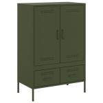 vidaXL Dulap înalt, verde măsliniu, 68x39x101,5 cm, oțel vidaXL Dulap înalt, verde măsliniu, 68x39x101,5 cm, oțel