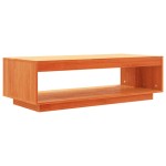 vidaXL Măsuță de cafea, maro ceruit, 110x50x33,5 cm, lemn masiv pin vidaXL Măsuță de cafea, maro ceruit, 110x50x33,5 cm, lemn masiv pin