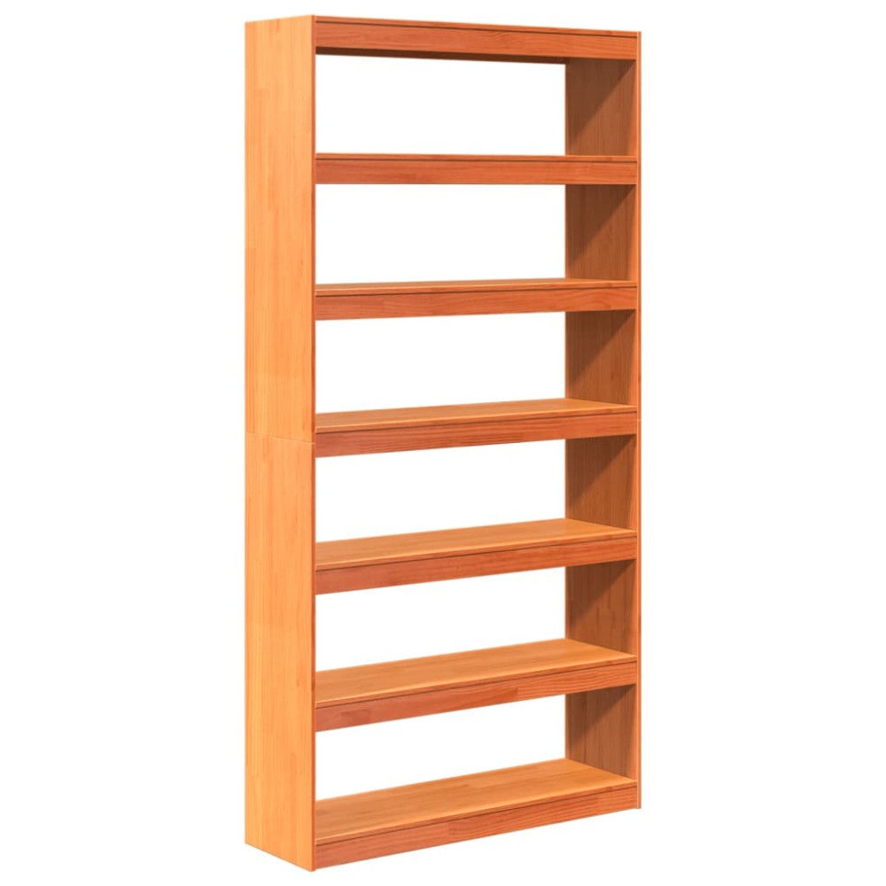 vidaXL Bibliotecă/Separator cameră, 100x30x199,5 cm, lemn masiv pin