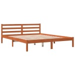 vidaXL Cadru de pat fără saltea, maro ceruit 200x200 cm lemn masiv pin vidaXL Cadru de pat fără saltea, maro ceruit 200x200 cm lemn masiv pin