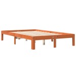 vidaXL Cadru de pat fără saltea, maro ceruit 140x200 cm lemn masiv pin vidaXL Cadru de pat fără saltea, maro ceruit 140x200 cm lemn masiv pin