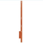 vidaXL Tăblie de pat, maro ceruit, 135 cm, lemn masiv de pin