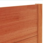 vidaXL Tăblie de pat, maro ceruit, 100 cm, lemn masiv de pin