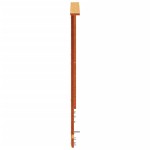 vidaXL Tăblie de pat, maro ceruit, 135 cm, lemn masiv de pin