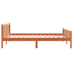 vidaXL Cadru de pat fără saltea, maro ceruit 180x200 cm lemn masiv pin vidaXL Cadru de pat fără saltea, maro ceruit 180x200 cm lemn masiv pin