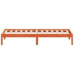 vidaXL Pat de zi fără saltea, maro ceruit, 90x190 cm, lemn masiv pin vidaXL Pat de zi fără saltea, maro ceruit, 90x190 cm, lemn masiv pin