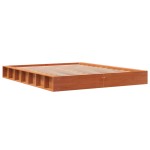 vidaXL Cadru de pat fără saltea, maro ceruit 150x200 cm lemn masiv pin vidaXL Cadru de pat fără saltea, maro ceruit 150x200 cm lemn masiv pin