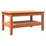 vidaXL Măsuță de cafea, maro ceruit, 80x50x40 cm, lemn masiv de pin vidaXL Măsuță de cafea, maro ceruit, 80x50x40 cm, lemn masiv de pin