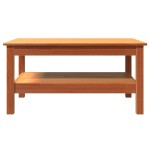 vidaXL Măsuță de cafea, maro ceruit, 80x50x40 cm, lemn masiv de pin vidaXL Măsuță de cafea, maro ceruit, 80x50x40 cm, lemn masiv de pin
