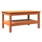 vidaXL Măsuță de cafea, maro ceruit, 80x50x40 cm, lemn masiv de pin vidaXL Măsuță de cafea, maro ceruit, 80x50x40 cm, lemn masiv de pin