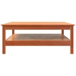vidaXL Măsuță de cafea, maro ceruit, 100x100x40 cm, lemn masiv de pin vidaXL Măsuță de cafea, maro ceruit, 100x100x40 cm, lemn masiv de pin