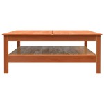 vidaXL Măsuță de cafea, maro ceruit, 100x100x40 cm, lemn masiv de pin vidaXL Măsuță de cafea, maro ceruit, 100x100x40 cm, lemn masiv de pin