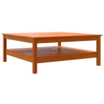 vidaXL Măsuță de cafea, maro ceruit, 100x100x40 cm, lemn masiv de pin vidaXL Măsuță de cafea, maro ceruit, 100x100x40 cm, lemn masiv de pin
