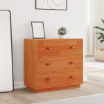 vidaXL Dulap, maro miere, 80x40x75 cm, lemn masiv de pin