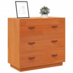 vidaXL Dulap, maro miere, 80x40x75 cm, lemn masiv de pin