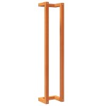 vidaXL Suport prosoape, maro ceruit, 23x18x110 cm, lemn masiv pin