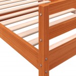 vidaXL Pat de zi fără saltea, maro ceruit, 90x200 cm, lemn masiv pin vidaXL Pat de zi fără saltea, maro ceruit, 90x200 cm, lemn masiv pin