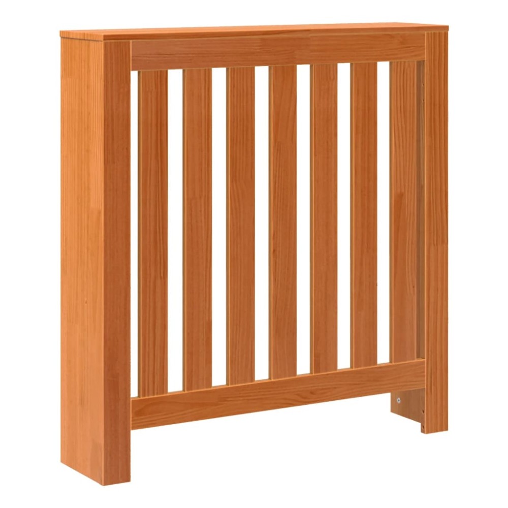 vidaXL Mască pentru calorifer maro ceruit 79,5x19x84 cm lemn masiv pin