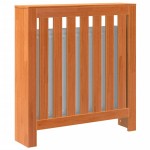 vidaXL Mască pentru calorifer maro ceruit 79,5x19x84 cm lemn masiv pin