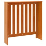 vidaXL Mască pentru calorifer maro ceruit 79,5x19x84 cm lemn masiv pin