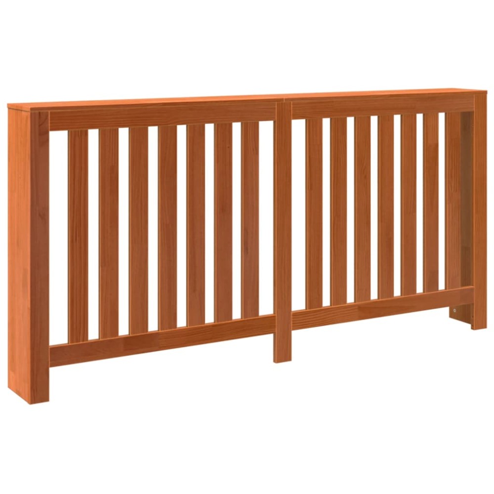 vidaXL Mască pentru calorifer maro ceruit 169x19x84 cm lemn masiv pin