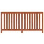 vidaXL Mască pentru calorifer maro ceruit 169x19x84 cm lemn masiv pin