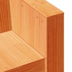 vidaXL Canapea de grădină, maro ceruit, 79x60x62 cm, lemn masiv pin vidaXL Canapea de grădină, maro ceruit, 79x60x62 cm, lemn masiv pin