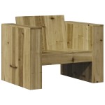 vidaXL Canapea de grădină, 79x60x62 cm, lemn masiv pin impregnat vidaXL Canapea de grădină, 79x60x62 cm, lemn masiv pin impregnat