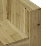vidaXL Canapea de grădină, 79x60x62 cm, lemn masiv pin impregnat vidaXL Canapea de grădină, 79x60x62 cm, lemn masiv pin impregnat