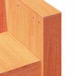 vidaXL Canapea de grădină 2 locuri, maro ceruit 134x60x62 cm, lemn pin