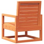 vidaXL Scaun de grădină, maro ceruit, 57,5x63x76 cm, lemn masiv de pin