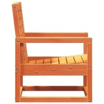 vidaXL Set mobilier grădină, 3 piese, maro ceruit, lemn masiv pin vidaXL Set mobilier grădină, 3 piese, maro ceruit, lemn masiv pin