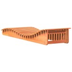 vidaXL Șezlonguri, 2 buc., maro ceruit, 205x60x31,5 cm, lemn masiv pin vidaXL Șezlonguri, 2 buc., maro ceruit, 205x60x31,5 cm, lemn masiv pin