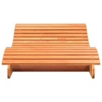 vidaXL Șezlong, maro ceruit, 205x80x31,5 cm, lemn masiv de pin vidaXL Șezlong, maro ceruit, 205x80x31,5 cm, lemn masiv de pin