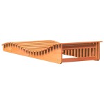 vidaXL Șezlong, maro ceruit, 205x80x31,5 cm, lemn masiv de pin vidaXL Șezlong, maro ceruit, 205x80x31,5 cm, lemn masiv de pin