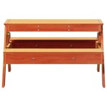 vidaXL Masă de picnic pentru copii, maro, 88x97x52 cm, lemn masiv pin