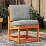 vidaXL Scaun de grădină, maro ceruit, 50,5x55x77 cm, lemn masiv de pin vidaXL Scaun de grădină, maro ceruit, 50,5x55x77 cm, lemn masiv de pin