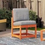 vidaXL Scaun de grădină, maro ceruit, 50,5x55x77 cm, lemn masiv de pin vidaXL Scaun de grădină, maro ceruit, 50,5x55x77 cm, lemn masiv de pin